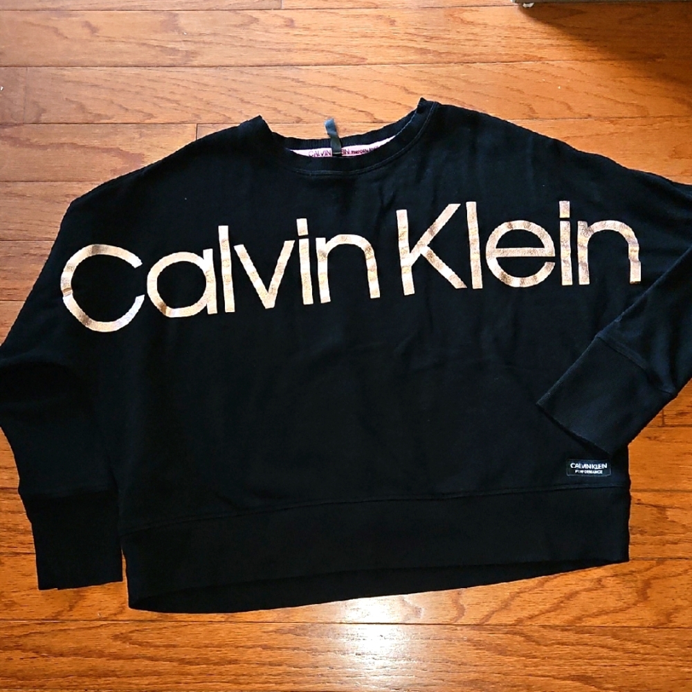 CALVIN KLEIN PERFORMANCE DOLMAM SLEEVE CREW NECK SWEATSHIRT sz L